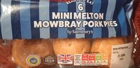 Mini Melton Mowbray Pork Pies