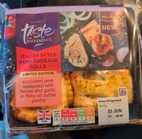 Italian Style Pork Sausage Rolls