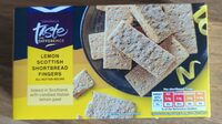 Lemon Scottish Shortbread Fingers