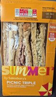 Picnic Triple Sandwich