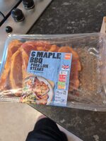 6 Maple BBQ Pork Loin Steaks