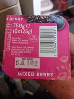Berry Medley yoghurt