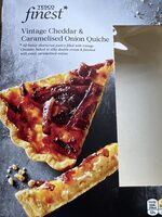 Vintage Cheddar & Onion Quiche