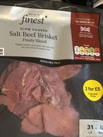 Salt Beef Brisket Finely Sliced