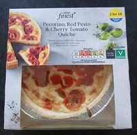 Pecorino, Red Pesto & Cherry Tomato Quiche