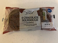 Chocolate Sourdough Crumpets