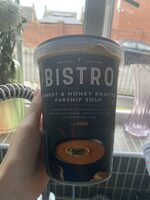 Carrot and honey roasted parsnip soup