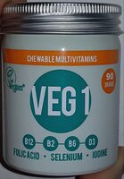 VEG 1 Multivitamin Chewable Tablets