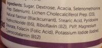 VEG 1 90 Multivitamin Chewable Tablets, Blackcurrant flavour