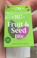 Fruit and seed bite