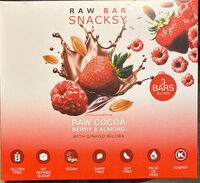 Raw Bar, Cocoa Berry & Almond with Gingko Biloba