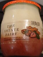 Greek Style Yogurt With Strawberry & Rhubarb Compote