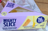 Zesty Lemon High Protein Cheesecake Slice