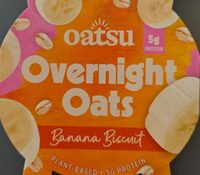 Overnight Oats Banana Biscuit