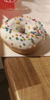 Rainbow crunch donut