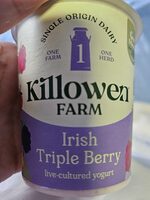 Irish Triple Berry live-cultured yogurt