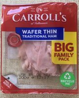 CARROLL'S of Tullamore Ingredients Irish Pork (83%