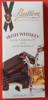Iris whiskey dark chocolate with irish whiskey