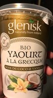 Bio Yaourt à la Grecque noix de coco et vanille