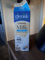 Glenisk organic milk low fat