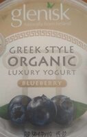 Greek style Organic Luxury Yogurt (Blueberry)