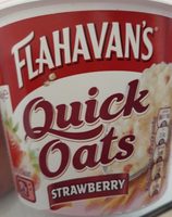 Quick oats strawberry