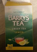 Barrys tea gren and lemon