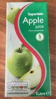 Apple juice from concentrate