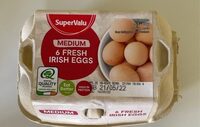 Medium 6 fresh irish eggs
