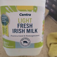 Light Fresh Irish Milk