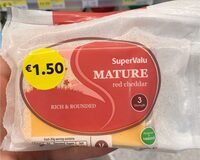 SuperValu Mature red cheddar
