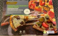 Vegetable basil pesto stonebaked sourdough pizza