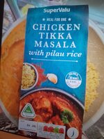 Chicken tikka masala with pilau rice