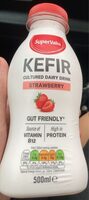 Kefir strawberry drink