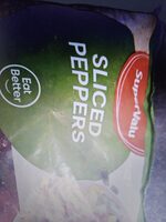 Sliced peppers
