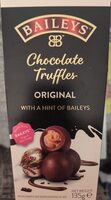 Chocolate truffles with a hint of Baileys