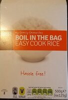 Boil in the bag Easy cook rice