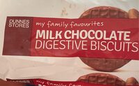 Milk chocolate digestive biscuits