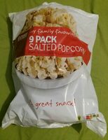 Salted Popped Popcorn