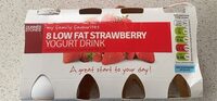 Low fat strawberey yoghurt drink