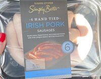 Irish pork sausages