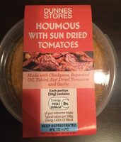Houmous with sundried tomatoes