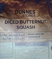 Diced butternut squash