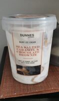 Sea salted caramel and chocolate brownie