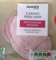 Carved irish ham