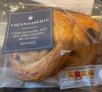 2 pains aux raisins