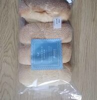 White sub rolls 4 Semolina Dusted white sub rolls