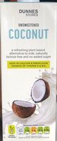 Unsweetened coconut
