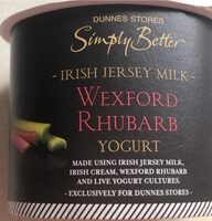 Wexford Rhubarb yogurt