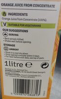 Pure Orange Juice from concentrate